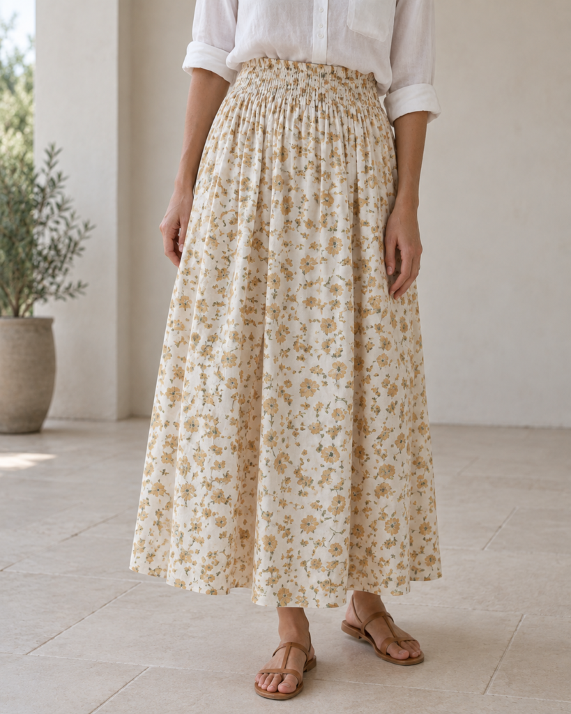 Daisy Midi Skirt — front view